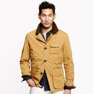 J. Crew Barn Jacket Flannel Lined Corduroy Collar (Men's L)